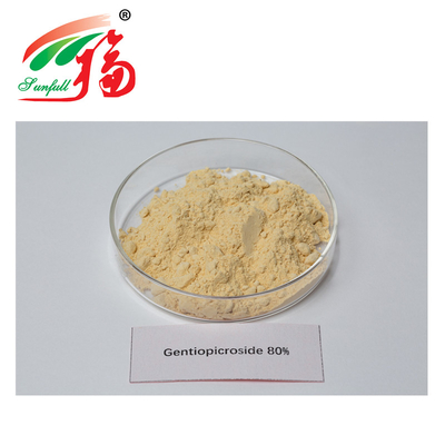 自然な80% Gentiopicrosideの大きいLeavedリンドウのエキスCAS 20831-76-9